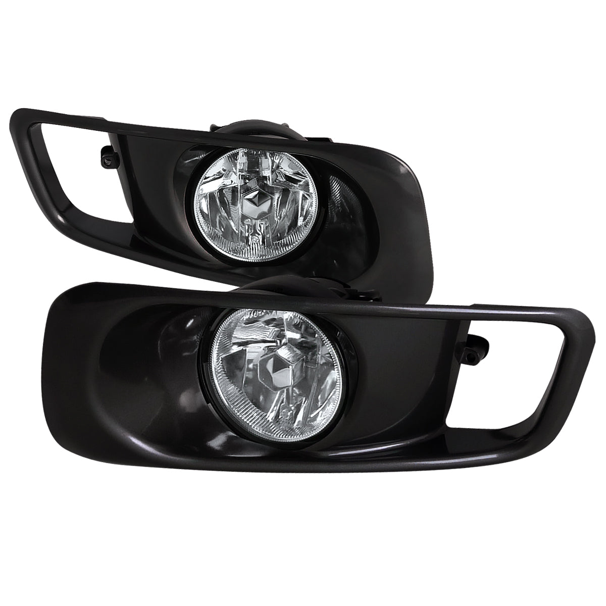 1999-2000 Honda Civic H3 Fog Lights Kit (Chrome Housing/Clear Lens)