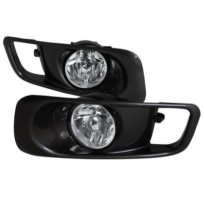 1999-2000 Honda Civic H3 Fog Lights Kit (Chrome Housing/Clear Lens)