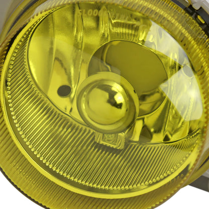1993-1997 Honda Civic Del Sol Fog Lights (Chrome Housing/Yellow Lens)