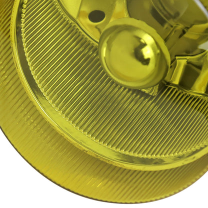 1993-1997 Honda Civic Del Sol Fog Lights (Chrome Housing/Yellow Lens)