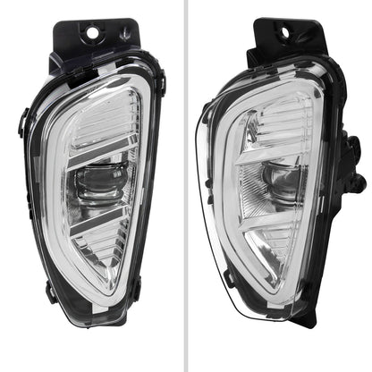 2020-2022 Ford Escape LED Fog Lights Kit (Chrome Housing/Clear Lens)