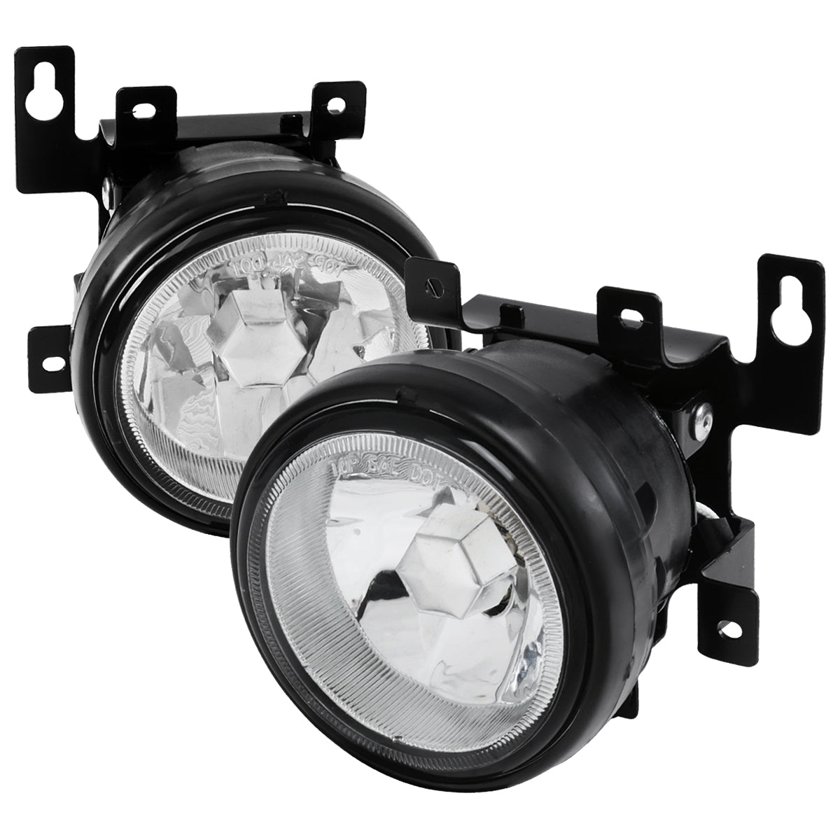 2003-2008 Honda Element 12V/55W H3 Fog Lights Kit (Chrome Housing/Clear Lens)