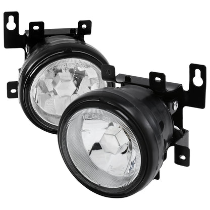 2003-2008 Honda Element 12V/55W H3 Fog Lights Kit (Chrome Housing/Clear Lens)