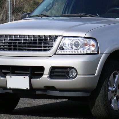 2002-2005 Ford Explorer H10 Fog Lights (Chrome Housing/Clear Lens)