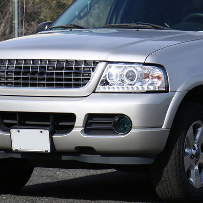 2002-2005 Ford Explorer H10 Fog Lights (Chrome Housing/Smoked Lens)