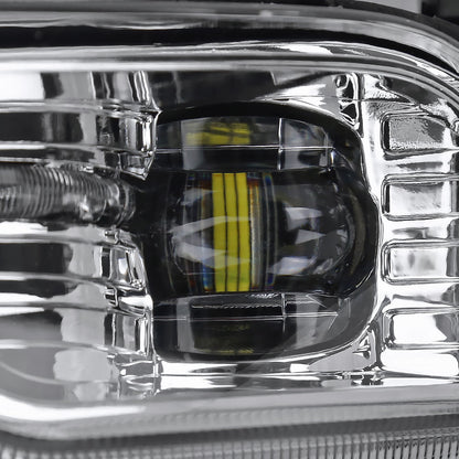 2018-2019 Ford Explorer LED Fog Lights Kit (Chrome Housing/Clear Lens)