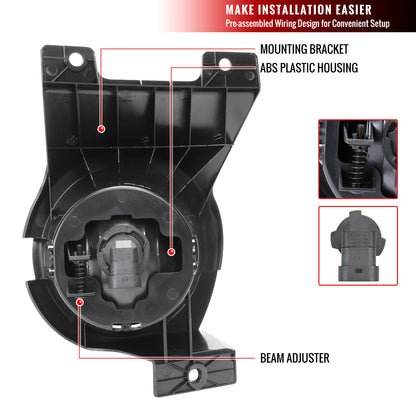 2011-2014 Ford F-150 Fog Light Bezels (Chrome Housing/Smoked Lens)