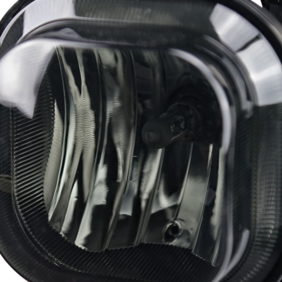 1999-2004 Ford F-250/F-350/Excursion H10 Fog Lights w/ Switch & Wiring Harness (Chrome Housing/Smoked Lens)