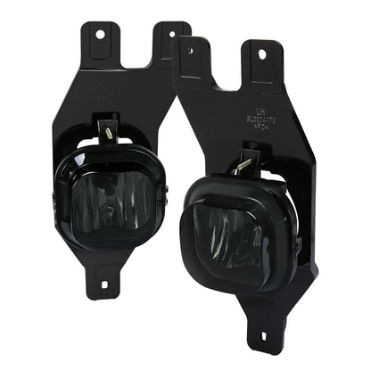 1999-2004 Ford F-250/F-350/Excursion H10 Fog Lights w/ Switch & Wiring Harness (Chrome Housing/Smoked Lens)