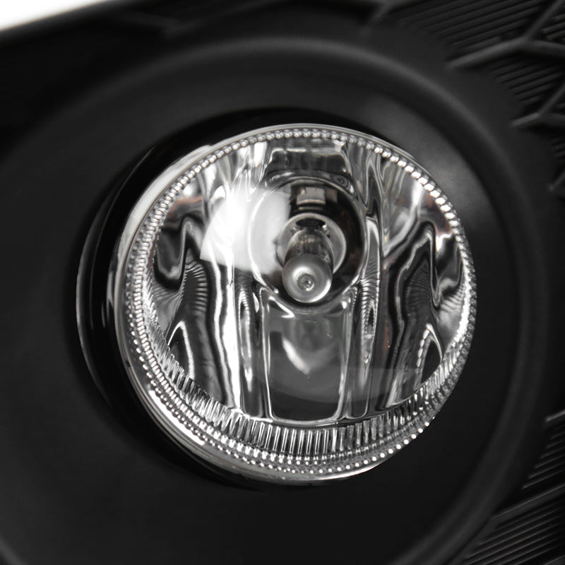 2015-2017 Honda Fit 12V/55W H11 Fog Lights Kit (Chrome Housing/Clear Lens)