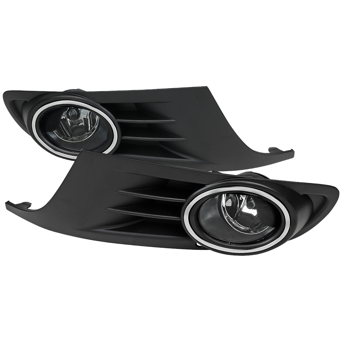 2010-2014 Volkswagen Jetta/Golf Mk6 TDI/TSI 9006 Fog Lights Kit (Chrome Housing/Clear Lens)