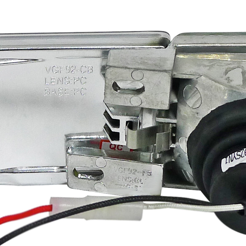 1993-1998 Volkswagen Golf Mk3/Jetta/Cabrio H3 Bumper Fog Lights (Chrome Housing/Clear Lens)
