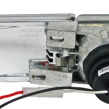 1993-1998 Volkswagen Golf Mk3/Jetta/Cabrio H3 Bumper Fog Lights (Chrome Housing/Clear Lens)