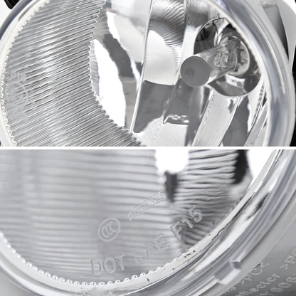 2020-2021 Toyota Highlander Fog Bumper Lights (Chrome Housing/Clear Lens)