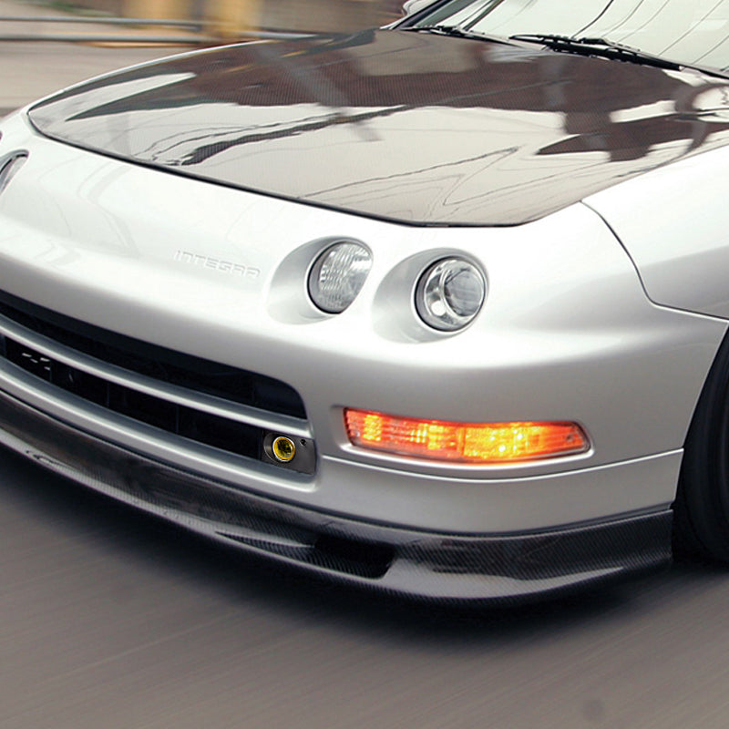 1994-1997 Acura Integra Coupe/Sedan H3 Fog Lights Kit (Chrome Housing/Yellow Lens)