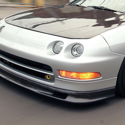 1994-1997 Acura Integra Coupe/Sedan H3 Fog Lights Kit (Chrome Housing/Yellow Lens)