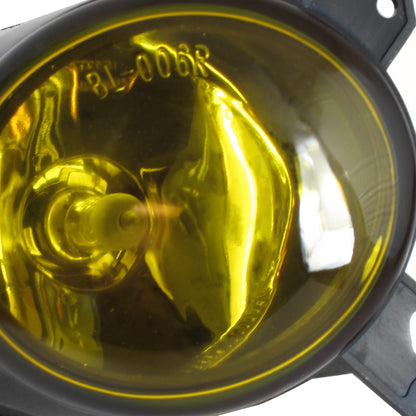 2008-2012 Mitsubishi Lancer H11 Fog Lights Kit (Chrome Housing/Yellow Lens)