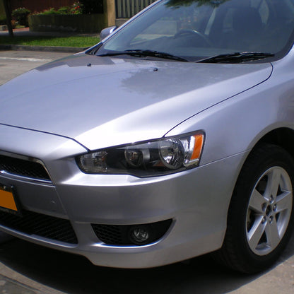 2008-2012 Mitsubishi Lancer H11 Fog Lights Kit (Chrome Housing/Clear Lens)