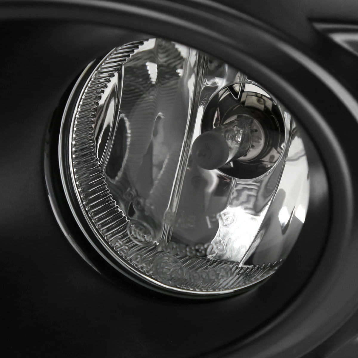 2016-2017 Mitsubishi Lancer H16 Fog Lights Kit w/ Integrated LED Light Strip & Turn Signal Lights (Chrome Housing/Clear Lens)