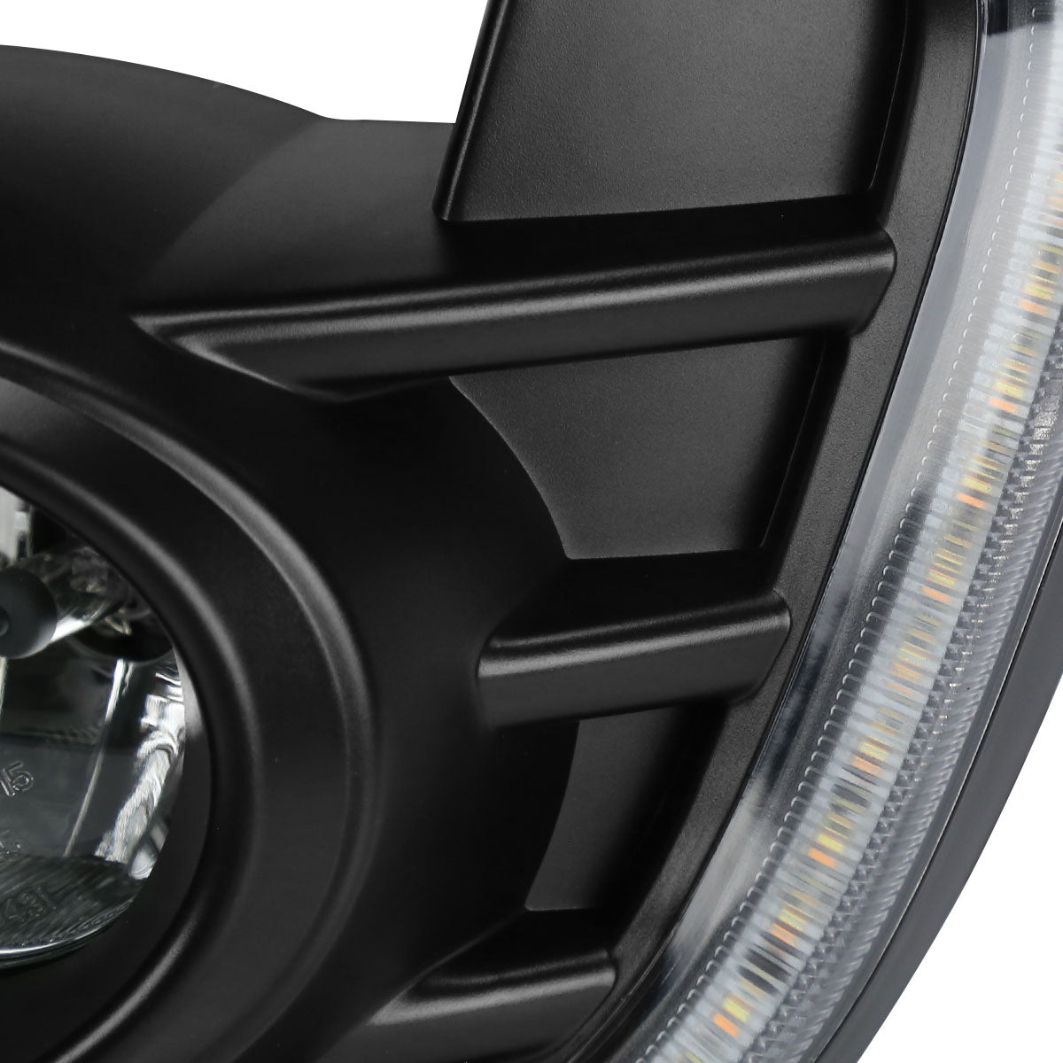 2016-2017 Mitsubishi Lancer H16 Fog Lights Kit w/ Integrated LED Light Strip & Turn Signal Lights (Chrome Housing/Clear Lens)