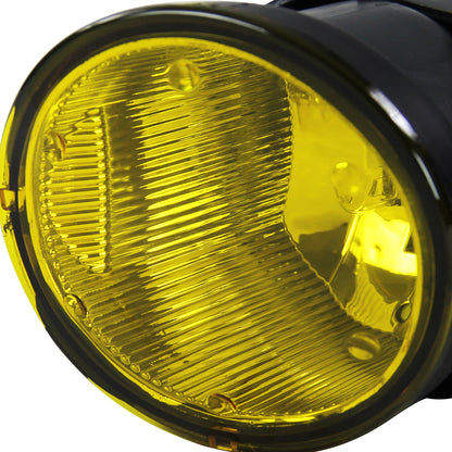 2000-2004 Nissan Sentra/Xterra/Frontier/Maxima H3 Fog Lights Kit (Chrome Housing/Yellow Lens)