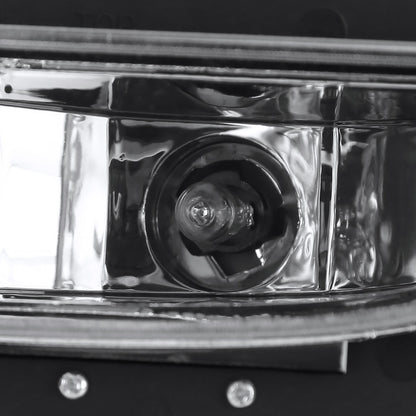 1994-1998 Ford Mustang V6 899 Fog Lights Kit (Chrome Housing/Clear Lens)