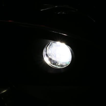 2016-2018 Mazda 6 Sedan 6500K LED Projector Fog Lights Kit (Chrome Housing/Clear Lens)