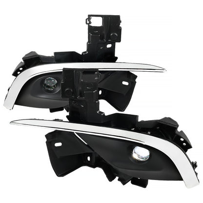 2016-2018 Mazda 6 Sedan 6500K LED Projector Fog Lights Kit (Chrome Housing/Clear Lens)