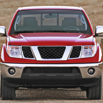 2005-2012 Nissan Pathfinder/Frontier H11 Fog Lights Kit w/ Switch & Wiring Harness (Chrome Housing/Clear Lens)