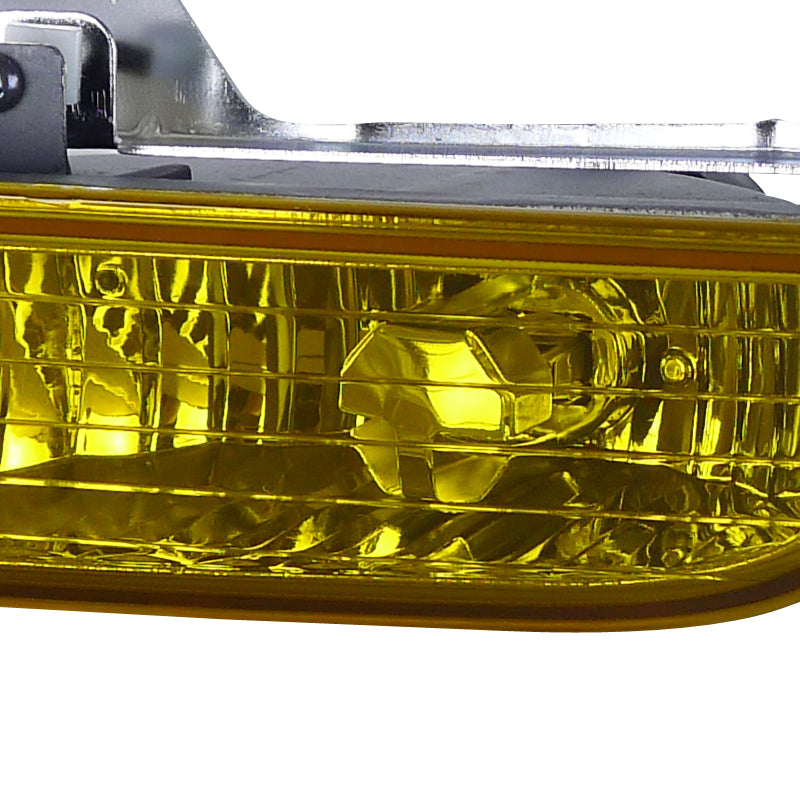 1997-2001 Honda Prelude H3C Fog Lights Kit (Chrome Housing/Yellow Lens)