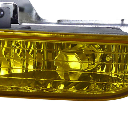 1997-2001 Honda Prelude H3C Fog Lights Kit (Chrome Housing/Yellow Lens)