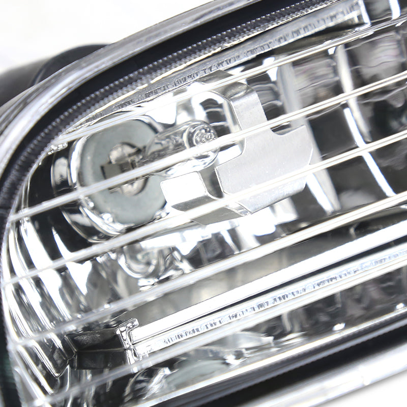 1997-2001 Honda Prelude H3 Fog Lights Kit (Chrome Housing / Clear Lens)
