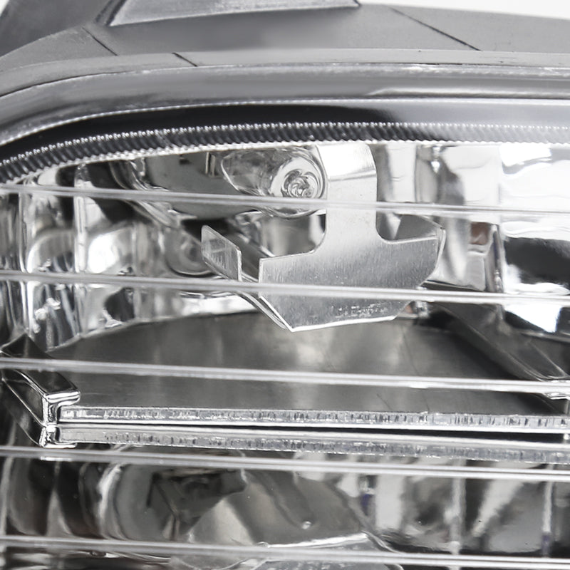 1997-2001 Honda Prelude H3 Fog Lights Kit (Chrome Housing / Clear Lens)