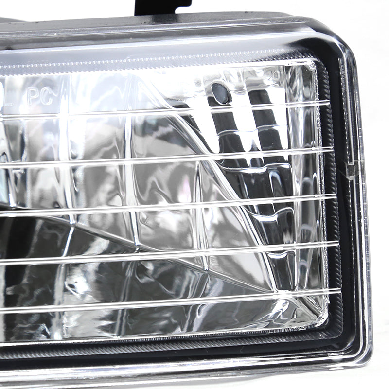 1997-2001 Honda Prelude H3 Fog Lights Kit (Chrome Housing / Clear Lens)