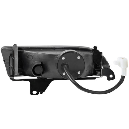 1997-2001 Honda Prelude H3 Fog Lights Kit (Chrome Housing / Clear Lens)