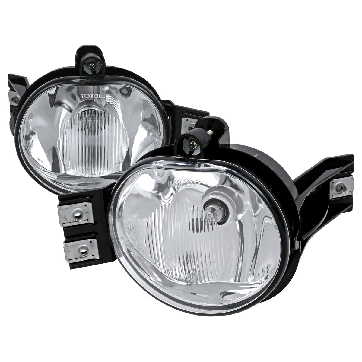 2002-2008 Dodge RAM 1500/2003-2009 RAM 2500/3500 Factory Style Fog Lights (Chrome Housing/Clear Lens)