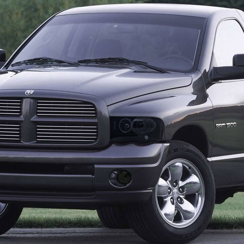 2002-2009 Dodge RAM/Durango 9006 Fog Lights w/ Mounting Brackets (Chrome Housing/Smoked Lens)