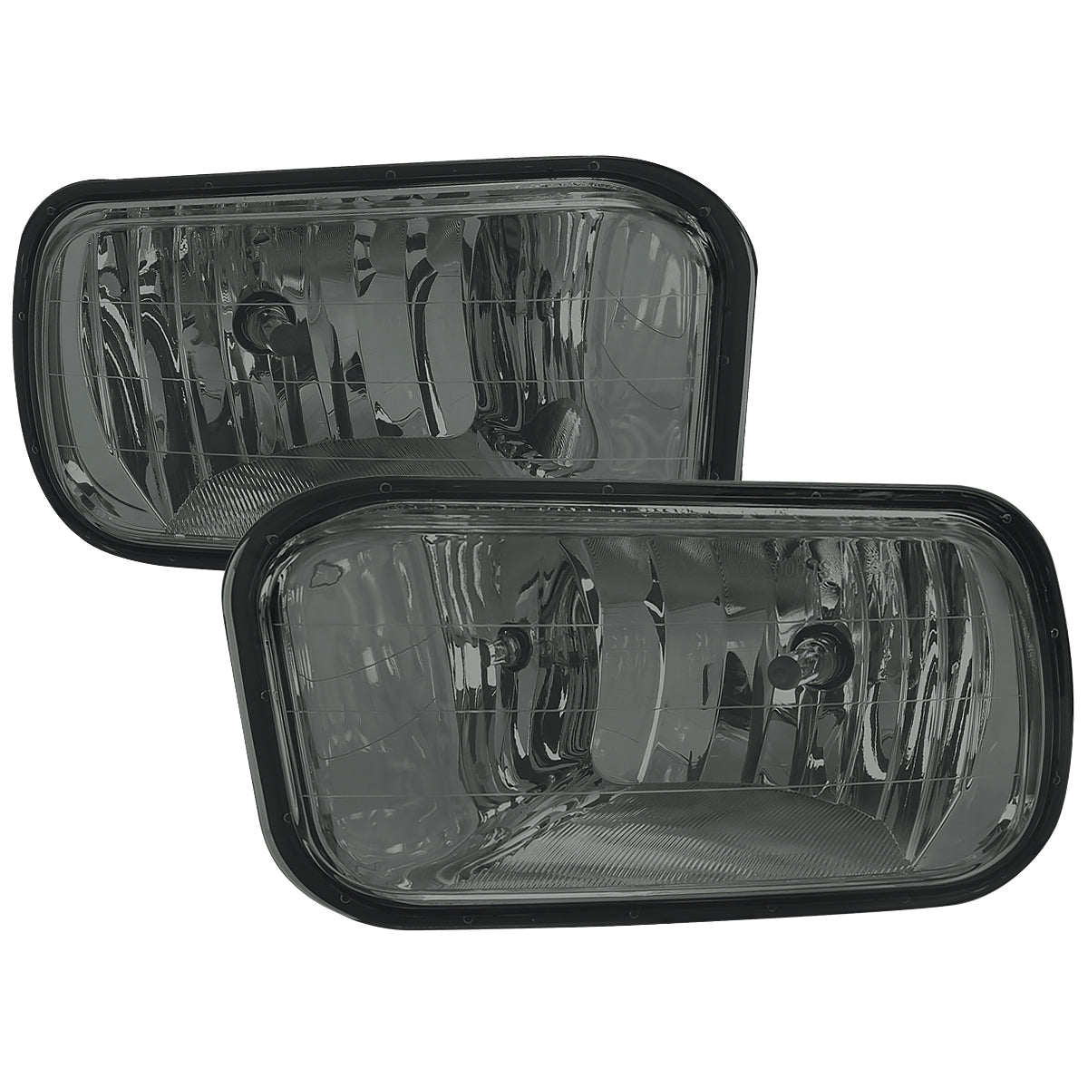 2009-2012 Dodge RAM 1500 / 2010-2018 RAM 2500 3500 H10 Fog Lights (Chrome Housing/Smoked Lens)