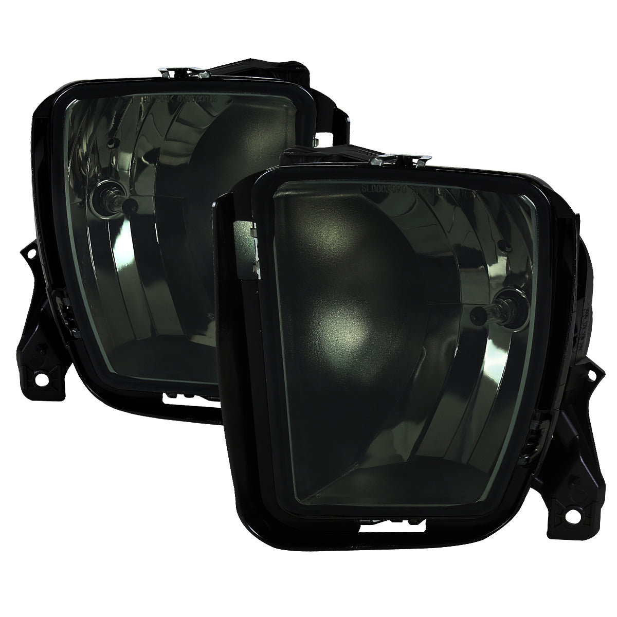 2013-2018 Dodge RAM 1500 9006 Fog Lights Kit (Chrome Housing/Smoked Lens)