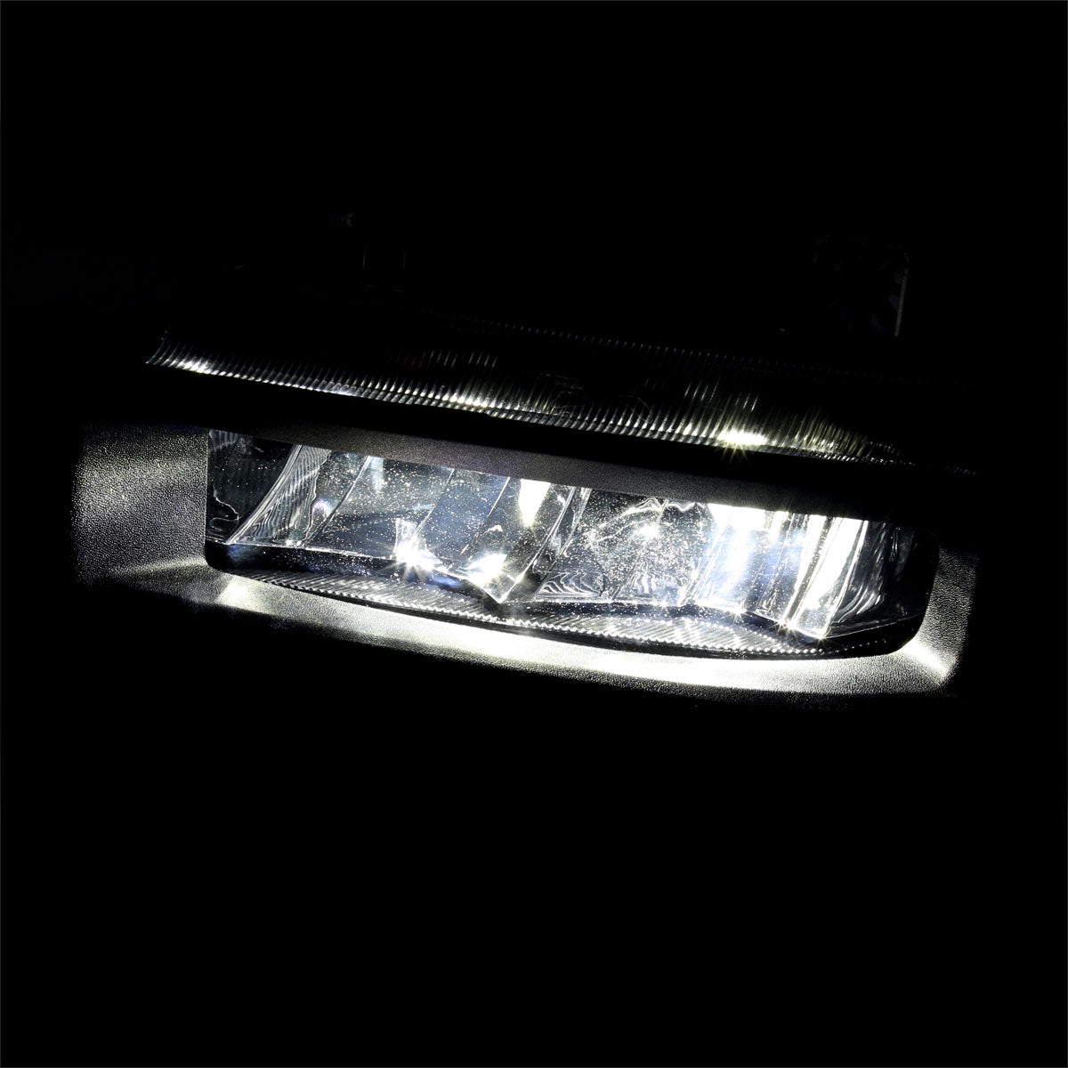 2019-2024 Dodge RAM 1500 LED Fog Lights Kit (Chrome Housing/Clear Lens)