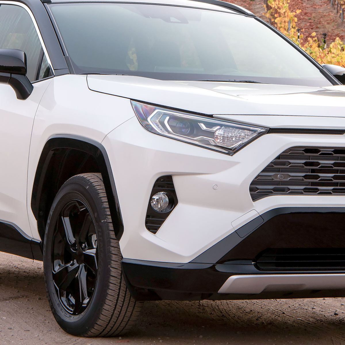 2019-2022 Toyota RAV4 H16 Fog Lights Kit (Chrome Housing/Clear Lens)
