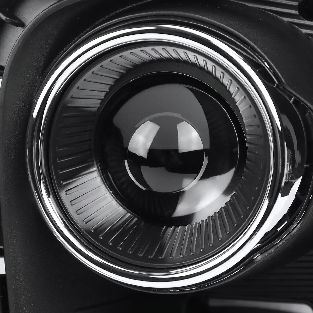 2018-2020 Kia Rio 9006 12v/51w Projector Fog Lights Kit (Chrome Housing/Clear Lens)