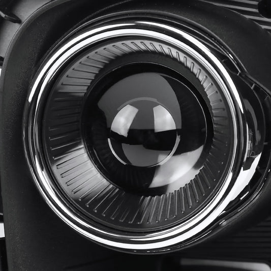 2018-2020 Kia Rio 9006 12v/51w Projector Fog Lights Kit (Chrome Housing/Clear Lens)