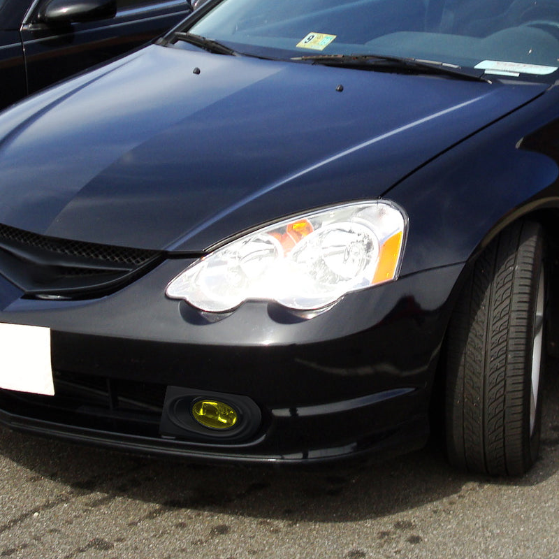 2002-2004 Acura RSX H11 Fog Lights Kit (Chrome Housing/Yellow Lens)