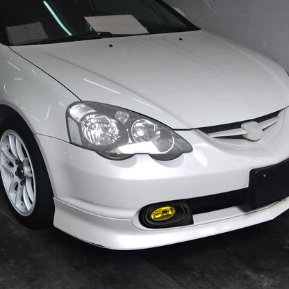 2002-2004 Acura RSX H11 Fog Lights Kit (Chrome Housing/Yellow Lens)