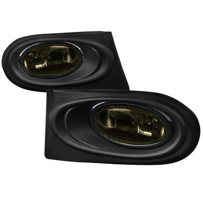 2002-2004 Acura RSX H11 Fog Lights Kit (Chrome Housing/Smoked Lens)