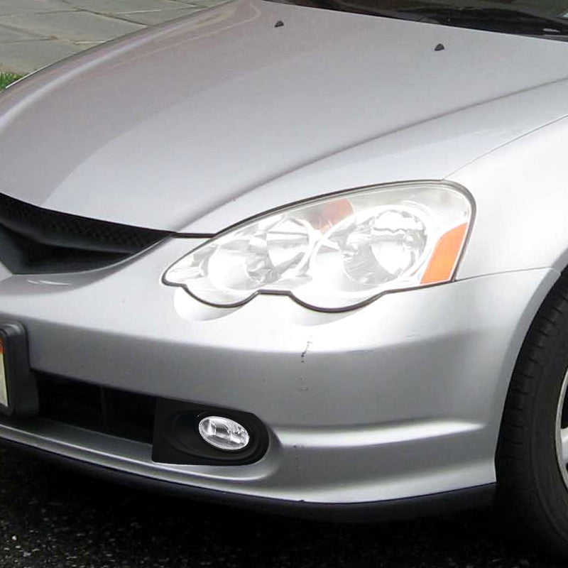 2002-2004 Acura RSX H11 Fog Lights Kit (Chrome Housing/Clear Lens)