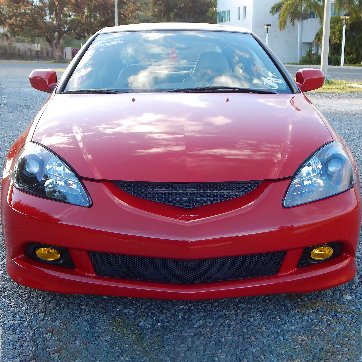 2005-2007 Acura RSX H11 Fog Lights Kit (Chrome Housing/Yellow Lens)