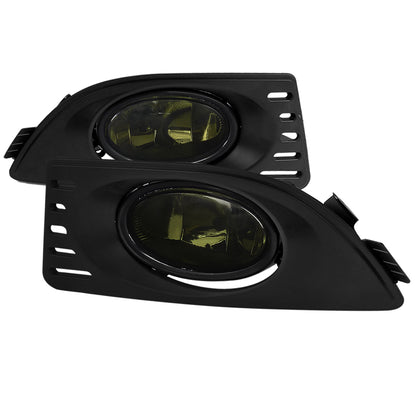 2005-2007 Acura RSX H11 Fog Lights Kit (Chrome Housing/Smoked Lens)
