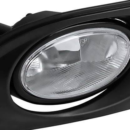 2005-2007 Acura RSX H11 Fog Lights Kit (Chrome Housing/Clear Lens)